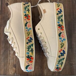 Keds Rifle Paper Co Embroidered Canvas Sneakers